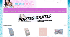 Desktop Screenshot of cosasdebebe.com