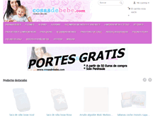 Tablet Screenshot of cosasdebebe.com